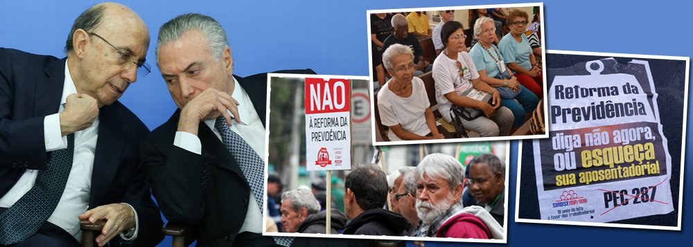 "Uma das medidas mais duras da reforma previdenciária é o aumento do tempo mínimo de contribuição de 15 para 25 anos. Este aumento de mais 10 anos significa, para milhões de brasileiros, um adeus à esperança de um dia se aposentar", diz a colunista Tereza Cruvinel
