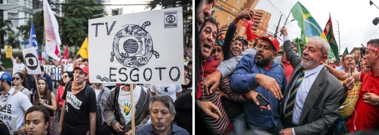 "O Jornal Nacional e a Globo News demoliram Temer, que é um cadáver em estágio terminal na UTI. Mas a guerra da Globo é contra os subalternos: eleição indireta + continuação das reformas selvagens + destruição do Lula em seguida. O negócio deles é a continuidade do golpe. É guerra!", exclama o colunista Jeferson Miola; "Ou o Brasil ou a Globo vence esta guerra. A Globo é incompatível com um ideal de Nação, menos ainda uma Nação democrática"