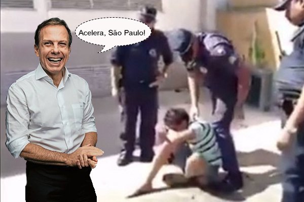 Pensar que o povo paulistano elegeu esse sujeito para tomar atitudes absurdas como essas - GCM agredindo morador de rua e Doria jogando no chão flores recebidas por uma ciclista em protesto - é doloroso demais. Uma cidade cheia de problemas e tudo que ele tem a oferecer é truculência com a população humilde, mortes no trânsito e antipetismo