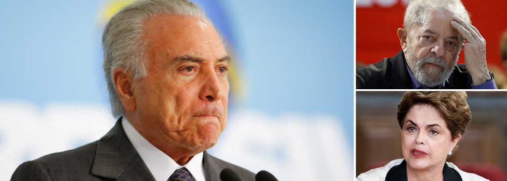 "Não nos iludamos, as coisas vão piorar. Maio trouxe um recrudescimento da ofensiva comandada pela coligação entre entre a Lava Jato, a grande mídia e forças aliadas conservadoras. Este regime sem nome, que não governa mas comanda, tem no governo Temer, originário do golpe de 2016, apenas um subproduto de seu projeto mais ambicioso: arrasar com as forças populares, excluir o ex-presidente Luiz Inácio Lula da Silva da sucessão de 2018. através de sua condenação, e criminalizar outros expoentes da esquerda, como a presidente deposta Dilma Rousseff, pavimentando o caminho para uma nova e talvez duradoura hegemonia conservadora", diz a colunista Tereza Cruvinel; segundo ela, o estado de exceção tentará se consolidar com mais desenvoltura no País