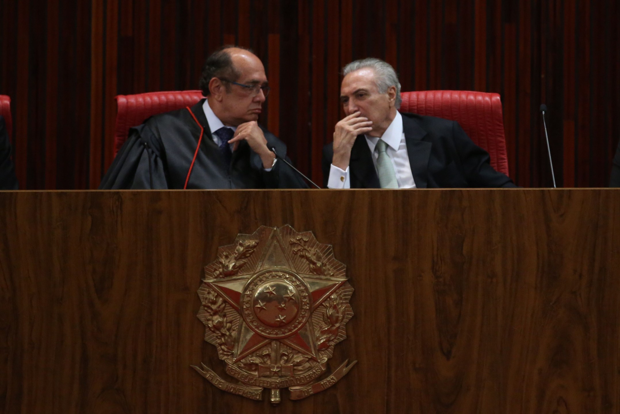 Gilmar Mendes e Michel Temer