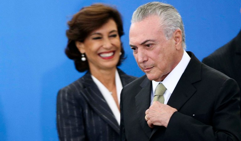 Michel Temer
Maria Silvia Bastos Marques,