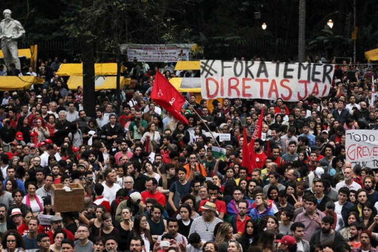 Fora, Temer. Diretas Já