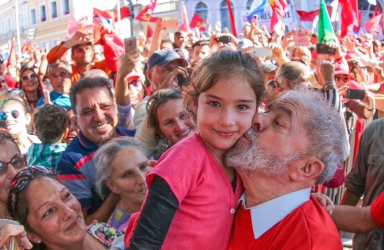 Ex-presidente Luiz Inácio Lula da Silva faz ato no Rio de Janeiro em defesa da indústria naval (29/04/2017)
