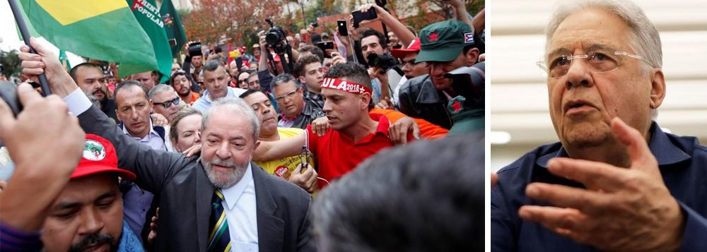"Em novo passo atrás em sua biografia, FHC desiste de pedir a antecipação de eleições diretas, como havia sugerido há 15 dias, e insiste na proposta de que Temer renuncie ao cargo, coisa que é o primeiro a saber que não irá acontecer", escreve Paulo Moreira Leite, articulista do 247; "Descartando-se a possibilidade de um acordo negociado, a exemplo do indulto que permitiu a renuncia de Richard Nixon em 1974, após o escândalo Watergate, não há saída por esse caminho", afirma o jornalista; para PML, ao bater na tecla de uma solução "à margem da mobilização popular, indispensável no momento atual, Fernando Henrique apenas confirma o receio visceral diante das lutas do povo"