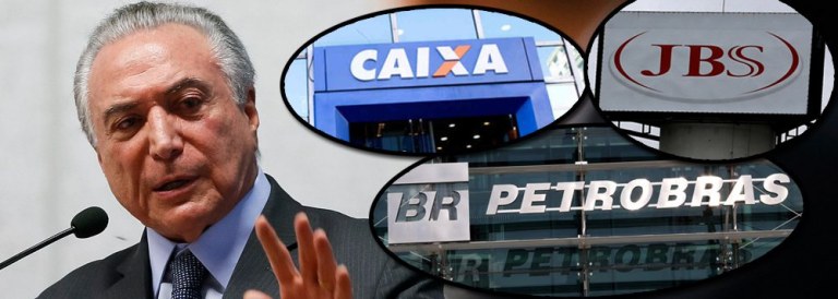 "O governo Temer, que hoje tem como única prioridade garantir a própria sobrevivência, cruzou uma fronteira perigosa na semana passada. Se antes já tinha sua legitimidade contestada, por ter conquistado o poder por meio de um impeachment sem crime de responsabilidade, agora deixou claro que perdeu qualquer pudor e nem se preocupa mais manter as aparências, ao retaliar ostensivamente as empresas do grupo do J&F, da família Batista", afirma o jornalista Leonardo Attuch, editor do 247; "Colocar Petrobras, Caixa e outros órgãos públicos contra quem o acusou atenta contra a democracia", afirma