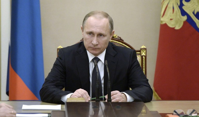 Presidente russo, Vladimir Putin, durante reunião de segurança no Kremlin, em Moscou, na Rússia. 04/12/2015 REUTERS/Alexei Nikolsky/Sputnik/Kremlin