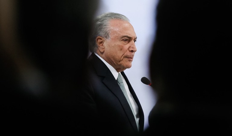 (Brasília - DF, 18/05/2017) Pronunciamento do Presidente da República, Michel Temer, à imprensa. Foto: Beto Barata/PR