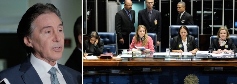 "A destruição da CLT, aprovada nesta terça-feira 11/7/2017 pela maioria de senadores e senadoras representantes da oligarquia, é a consolidação do pacto escravocrata de dominação burguesa que faz o Brasil retroceder ao padrão de exploração do trabalho do século 19", diz o colunista Jeferson Miola; "Nunca é demais lembrar que, para a oligarquia golpista, a classe trabalhadora não merece a dignidade reconhecida aos bovinos"; Miola exalta a resistência das senadoras, na sessão comandada por Eunício Oliveira (PMDB-CE)
