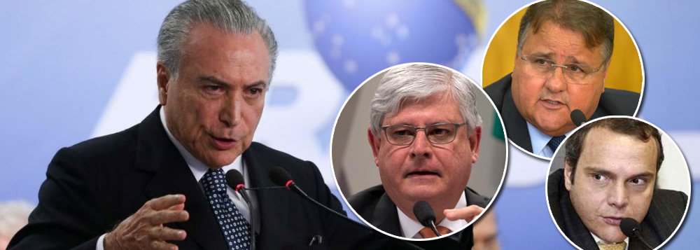 "O tempo está se esgotando para o procurador-geral Rodrigo Janot, que acelerou o ritmo de trabalho em seu gabinete de olho no dia 17 de setembro, quando acaba seu mandato. A segunda denúncia contra Michel Temer, por obstrução da Justiça, está praticamente fechada mas pode ser fortalecida pela delação de Lúcio Funaro, cujas tratativas serão retomadas esta semana. Janot, segundo fontes do MPF, Janot pretende estabelecer uma triangulação entre Geddel Vieira Lima para turbinar a denúncia", diz a colunista Tereza Cruvinel; segundo ela, "Temer sabe que enfrentará uma situação bem mais difícil na Câmara, onde a base agora perdeu a coesão"