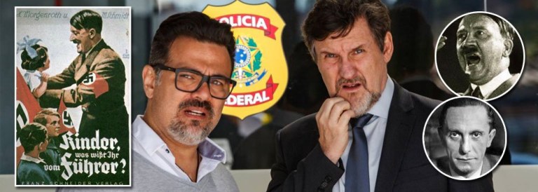 "Não é preciso assistir ao 'Polícia Federal, a Lei é para todos' para descobrir que não é um filme de 'entretenimento' nem um 'triller' como pretendem vender seus realizadores inexpressivos e produtores ocultos e sim de propaganda anti-Lula e anti-PT", diz o colunista do 247 Alex Solnik ao comparar o filme com que era feito na Alemanha de Adolf Hitler e Joseph Goebbels, o ministro da Propaganda da Alemanha nazista, contra judeus; "Qualquer semelhança com 'Polícia Federal – A Lei é para todos' não é mera coincidência. A propaganda nazista culpava os judeus pela crise econômica; a propaganda dos fascistas brasileiros culpa o PT. Já vimos esse filme; não podemos deixar acontecer de novo", diz Solnik