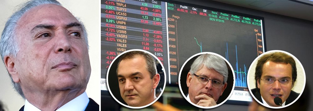 "A Bolsa sobe e o dólar cai, na crença de que a prisão de Joesley Batista vai dar fôlego a Temer e favorecer a aprovação da reforma previdenciária. Os economistas do mercado tentam turbinar as expectativas positivas, melhorando as estimativas do PIB para este ano e o próximo. Dois enganos", avalia a jornalista Tereza Cruvinel, colunista do 247; "Primeiro, porque a segunda denúncia de Rodrigo Janot, a ser apresentada esta semana, terá mais lastro na delação de Lúcio Funaro que na da JBS, e a delação de Funaro é demolidora, especialmente quanto a obstrução da justiça. Temer só sai ganhando se o plenário do STF decidir que Janot não pode oferecer nova denúncia enquanto não houver decisão sobre a validade da delação da JBS, e isso também não for decidido esta semana"