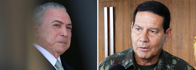 "A declaração do general Hamilton Mourão, de que as Forças Armadas poderão intervir caso as instituições não resolvam as questões políticas, não deve ser encarada como ameaça de nova ditadura militar mas como um alerta para a deterioração das instituições brasileiras, que está chegando a níveis insuportáveis e sendo observada também pelos militares", diz o colunista Ribamar Fonseca; "O importante, agora, portanto, é que todos os brasileiros, incluindo os militares, esqueçam as diferenças e se unam em defesa do Brasil, expurgando essa camarilha que tomou conta do poder e que está desmontando todas as nossas conquistas, destruindo o país, cumprindo a agenda do Tio Sam, que não quer perder o seu controle. O momento, na realidade, é grave e precisa da união de todos"