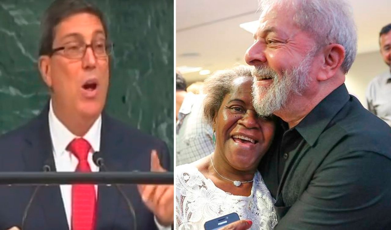 O chanceler cubano Bruno Rodriguez Parrilla hipotecou solidariedade e denunciou em discurso na ONU a perseguição judicial contra o ex-presidente Luiz Inácio Lula da Silva com vistas a impedir sua candidatura presidencial; "Expressamos nossa solidariedade ao ex-presidente do Brasil, Luiz Inácio Lula da Silva, que é vítima de uma perseguição política, para impedir sua candidatura nas eleições presidenciais diretas de 2018, mediante uma inabilitação judicial. Lula, a ex-presidente Dilma Rousseff e o Partido dos Trabalhadores terão sempre Cuba a seu lado", discursou Rodríguez para uma assembleia de líderes políticos mundiais