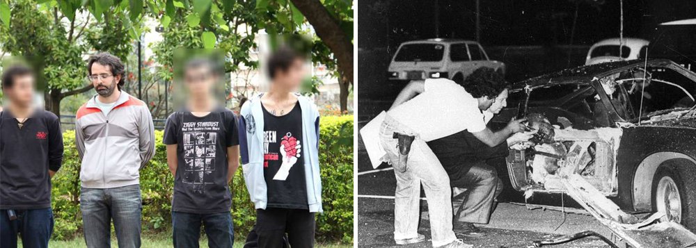 "Um ano depois de terem sido liberados por um juiz que assinou uma sentença na qual se referia a ditadura como um tempo que 'felizmente, já passou', 18 jovens se apresentam a Justiça de São Paulo para encarar uma acusação que pode lhes custar 9 anos de prisão", escreve Paulo Moreira Leite, articulista do 247. " Sem apresentar nenhuma prova, a denúncia não esclarece o principal: a atuação de um capitão do serviço secreto do Exército que se infiltrou entre os estudantes, e articulou um encontro no qual todos foram presos e incriminados". Invertendo papéis e responsabilidades, o caso "lembra o o atentado do Riocentro, promovido por agentes do DOI CODI mas atribuído a uma organização de esquerda"