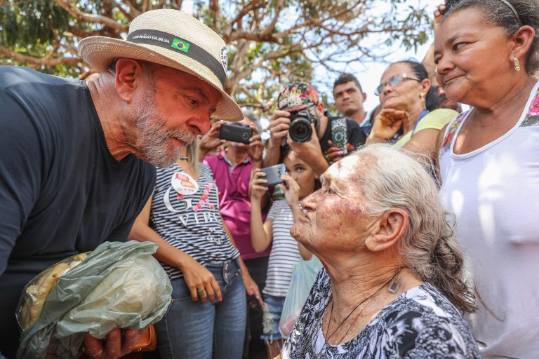 27/10/2017- Lula visita a cidade de Rubelita