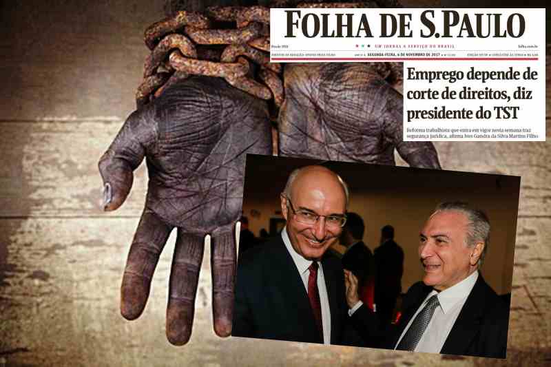 A declaração do ministro do TST à Folha estimula o que veda o “princípio da inalterabilidade contratual lesiva” na legislação trabalhista. Isolado no âmbito dos tribunais, Ives Gandra poderá ver a reforma trabalhista — Lei 13.467/2017 — ser jogada na lata do lixo