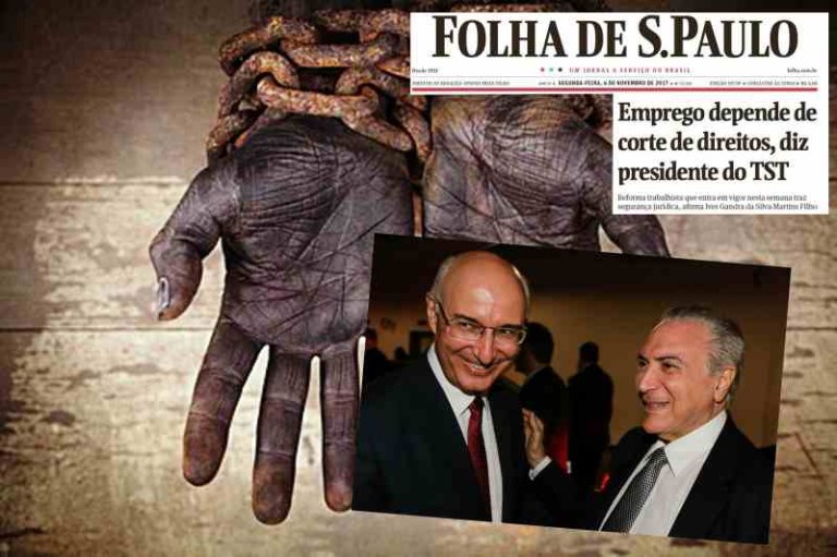 A declaração do ministro do TST à Folha estimula o que veda o “princípio da inalterabilidade contratual lesiva” na legislação trabalhista. Isolado no âmbito dos tribunais, Ives Gandra poderá ver a reforma trabalhista — Lei 13.467/2017 — ser jogada na lata do lixo