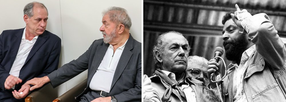 "A esquerda brasileira encontra-se numa grande encruzilhada. Derrotada pelo golpe, desorientada, vai trilhando o caminho da divisão, da sobrevivência individual e da disputa de supostas 'pós hegemonias', como se fosse possível, num quadro de defensiva histórica com Trump passeando pelo mundo e partidos neofascistas debutando na Europa, brincar com fogo", diz o jornalista Ricardo Cappelli; "Nesta quadra, a chapa Lula-Ciro reedita a necessidade histórica que se impôs em 1998 e obrigou PT e PDT a superarem querelas e disputas menores com a formação da chapa Lula-Brizola", diz ainda Cappeli, que, na época, era presidente da União Nacional dos Estudantes