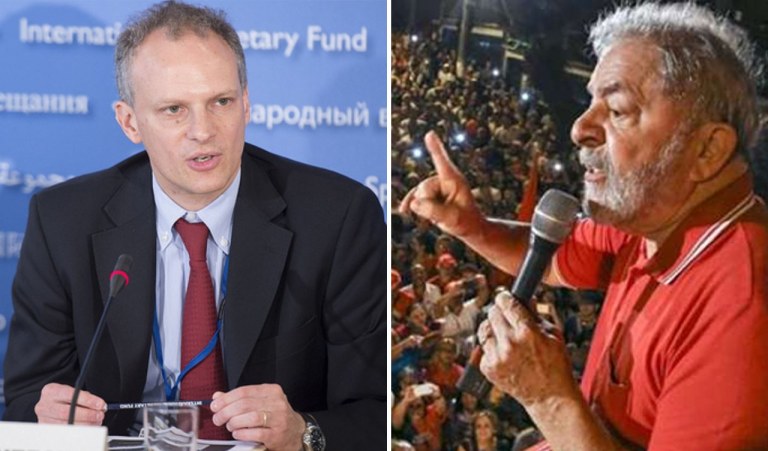 "Desde o governo Lula o Brasil não prestava atenção no FMI", escreve Paulo Moreira Leite, articulista do 247; "Um dia depois do julgamento no TRF-4, que reforça a perseguição ao candidato do PT, o diretor responsável pela América Latina diz que "um processo eleitoral com maior nível de conflito gera mais incerteza, obviamente"; PML recorda que, durante o mandato de Lula, os representantes do FMI foram colocados em seu devido lugar e não eram autorizados a falar publicamente da política econômica do país: "o último que saiu do anonimato acabou preso por fraude"