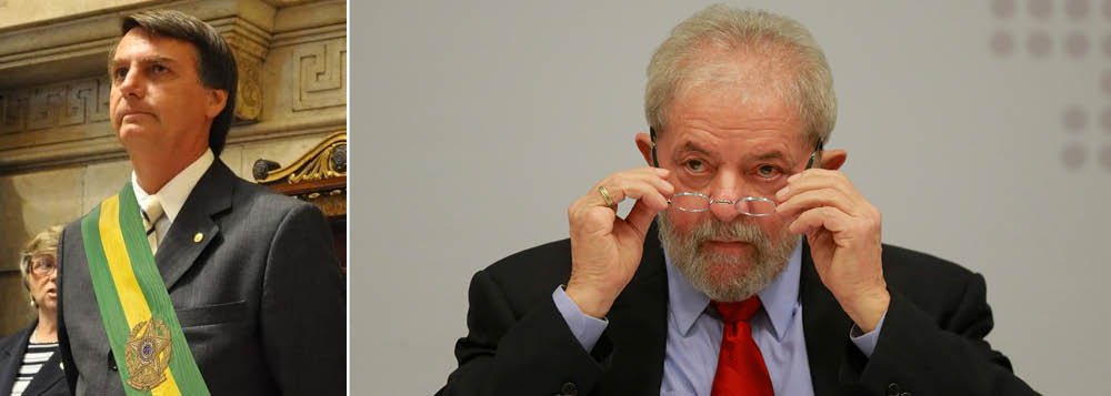 O ex-presidente Lula já avisou que não vai bater em Jair Bolsonaro, apesar das provocações feitas pelo deputado de extrema-direita; "Aos que não entendem isso de não bater no seu maior adversário, o único que é páreo para ele, aquele apontado pelas pesquisas para disputar o segundo turno contra ele, Lula explica: 'Vou deixar que os outros candidatos e a imprensa façam isso por mim'", detalha o colunista Alex Solnik; "Bolsonaro sabe que já chegou ao teto nas pesquisas de intenção de votos, precisa bater boca com Lula para tirar os dele. Lula também sabe. Bolsonaro pode tirar o seu cavalinho da chuva", completa