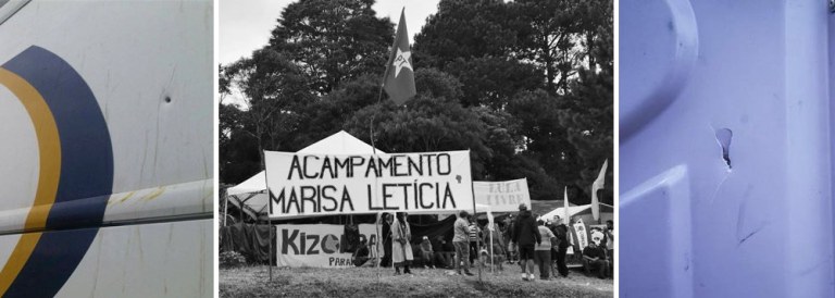 Para o jornalista Alex Solnik, "às vésperas de Primeiro de Maio de 2018 tiros disparados contra o acampamento de apoio a Lula evoca os episódios" dos atentados da época da ditadura, quando bombas nas bancas de jornais acompanhadas de recados exigiram que não se vendesse mais jornal nanico contra o regime militar; "Os três atentados políticos deste ano – Marielle, tiros nos ônibus e tiros no acampamento – têm o mesmo objetivo dos atentados do passado: querem impedir a continuação da democracia, querem impedir as eleições", compara