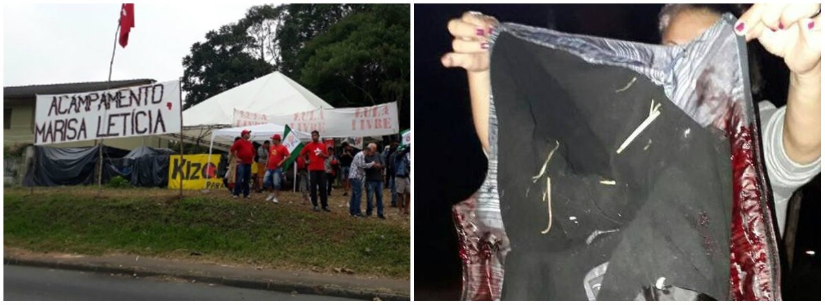 "As armas que mataram Marielle e atiraram contra acampamento Marisa Letícia, ferindo duas pessoas, uma delas gravemente, o sindicalista Jeferson Lima de Menezes, são ambas pistolas 9 mm, armas de uso restrito no Brasil. Apenas o Exército e a Polícia Federal usam têm autorização para uso destas armas", informa o jornalista Mauro Lopes; "Marielle foi morta há 45 dias. O atentado contra o acampamento ocorreu há um dia, mas já há até vídeos com a imagem do autor dos disparos. Ninguém foi preso. E as autoridades do golpe e das forças de seguranças recusam-se a investigar e passam o tempo a lançar insinuações e acusações contra as vítimas e as forças de esquerda. Está claro de onde partiram os tiros que mataram Marielle no Rio e atingiram os que estão ao lado de Lula em Curitiba"