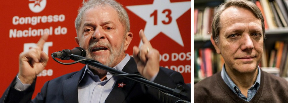 "Num momento em que as explicações detalhadas, metódicas e exaustivas da defesa de Lula são uma demonstração clara de sua inocência e da injustiça de uma pena de 12 anos e um mês, a entrevista do antigo porta-voz André Singer só pode causar perplexidade", avalia o colunista do 247 Paulo Moreira Leite; "Após anos de investigação, está claro que a acusação não provou seu ponto e quem deve explicações e deve ser cobrado pelo que fez é a Lava Jato e o Judiciário"; lembrando que Singer diz que a Lava Jato "tem um lado faccioso mas também é republicana", PML conclui: "acho que entendi. É facciosa quando investiga o PT e republicana quando apura o PSDB"
