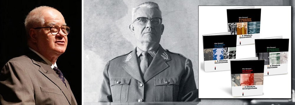 Com a revelação de que Geisel autorizou pessoalmente o assassinato de opositores da ditadura, cai por terra o mito Elio Gaspari. Incensado por boa parte da imprensa como "gênio", Gaspari construiu em seus quatro livros sobre Ernesto Geisel a ficção de que o general-presidente seria um déspota esclarecido que teria combatido a "linha dura" conduzido o país com firmeza e clarividência de volta à democracia. Era cascata; leia o artigo do colunista Mauro Lopes