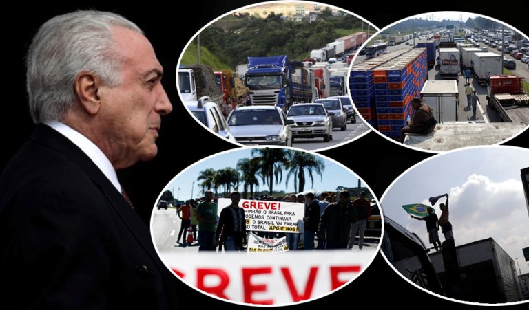 temer
greve caminhoneiros
caminhao