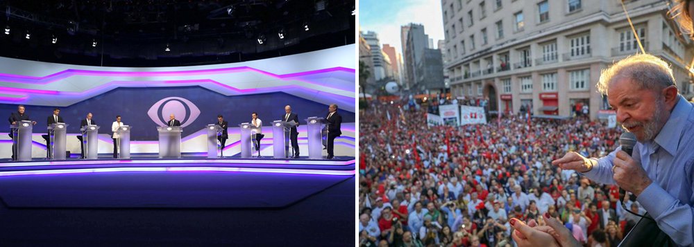 Debate sem Lula deixou um vazio no telespectador