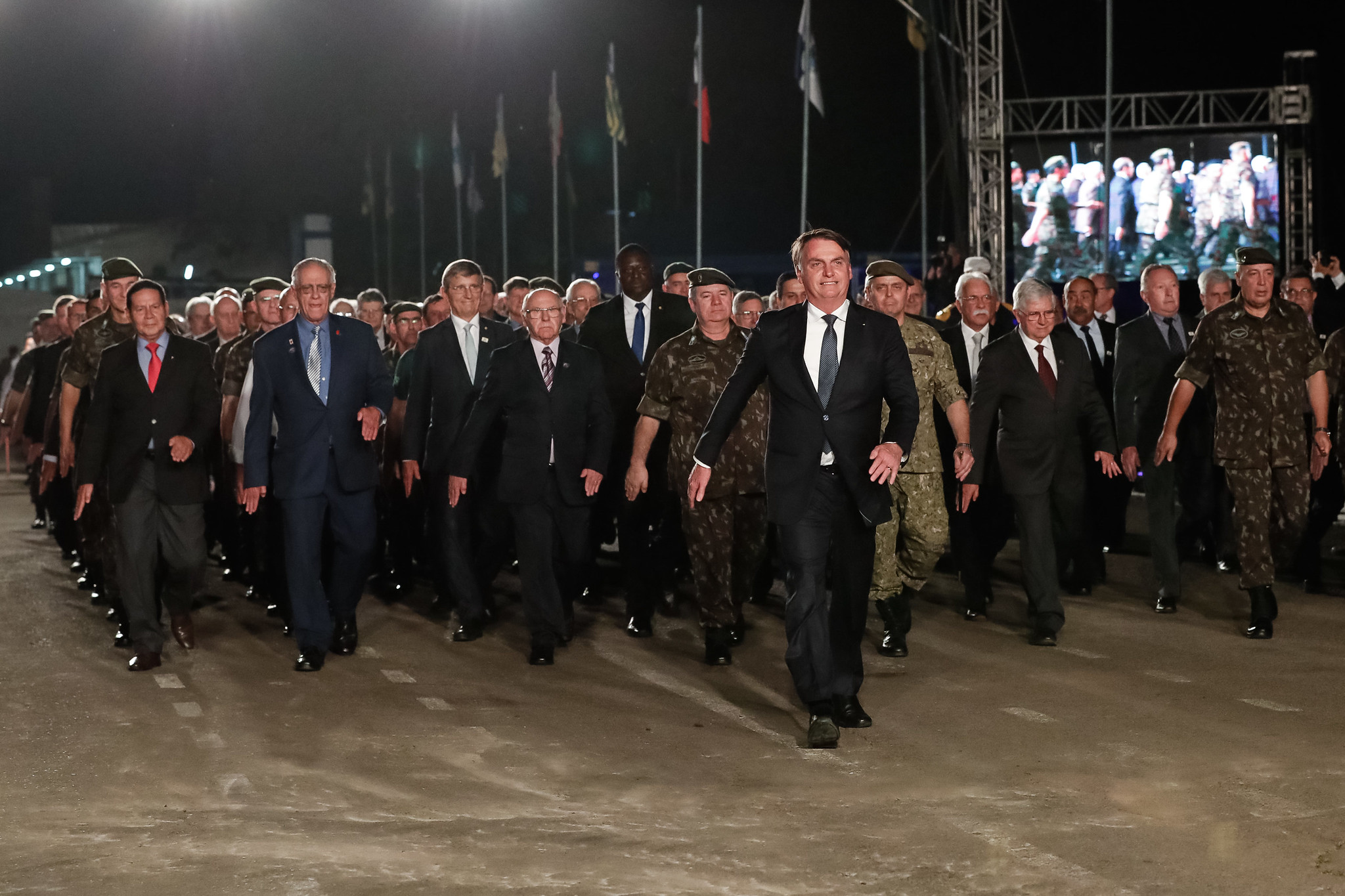 (Santa Maria - RS, 15/06/2019) Presidente da República, Jair Bolsonaro durante Desfile dos Artilheiros da Reserva, da Ativa e de Alunos da Escola Militar.rFoto: Alan Santos/PR