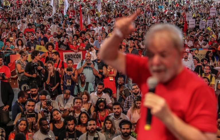 Lula participa de ato em defesa das democracias no Fórum Social Mundial de Salvador.
Foto: Ricardo Stuckert
Salvador (BA), 15/03/0218.