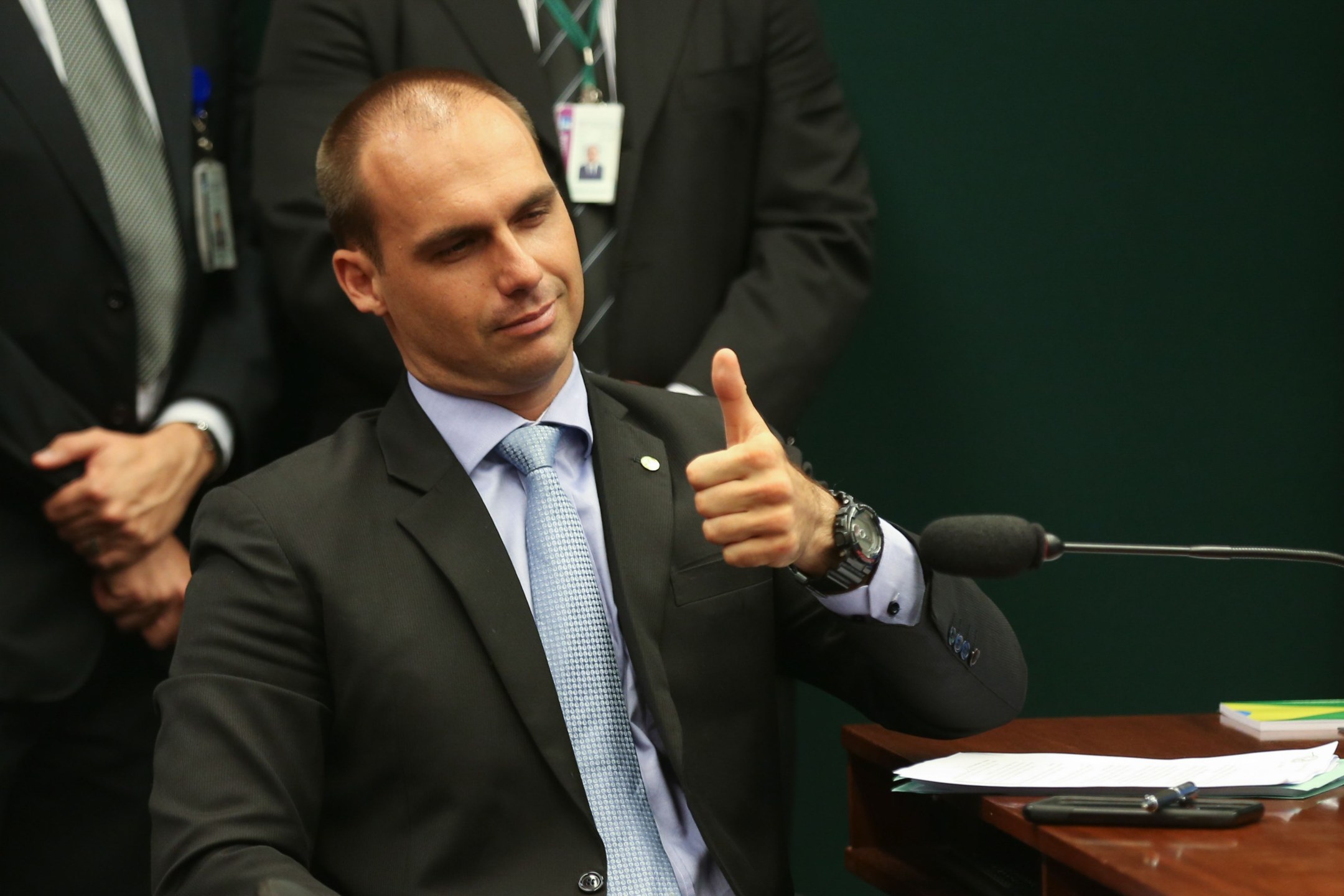 Eduardo Bolsonaro usa Adão e Eva para defender agronegócio
