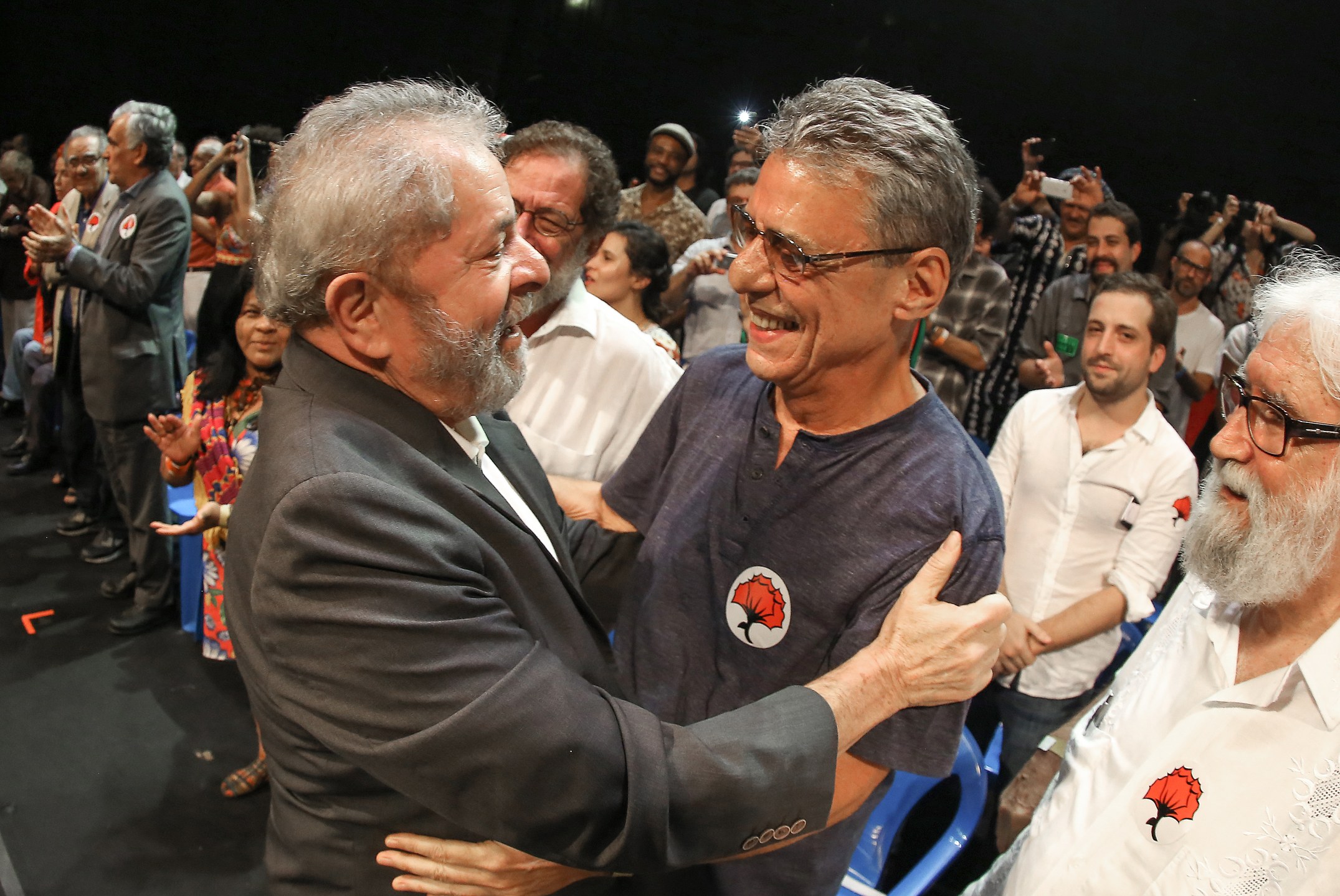 Ex-presidente Lula, durante ato pela democracia com intelectuais e artistas.Foto: Ricardo Stuckert/ Instituto Lula