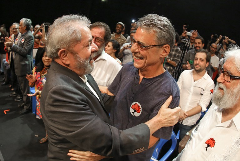 Ex-presidente Lula, durante ato pela democracia com intelectuais e artistas.Foto: Ricardo Stuckert/ Instituto Lula