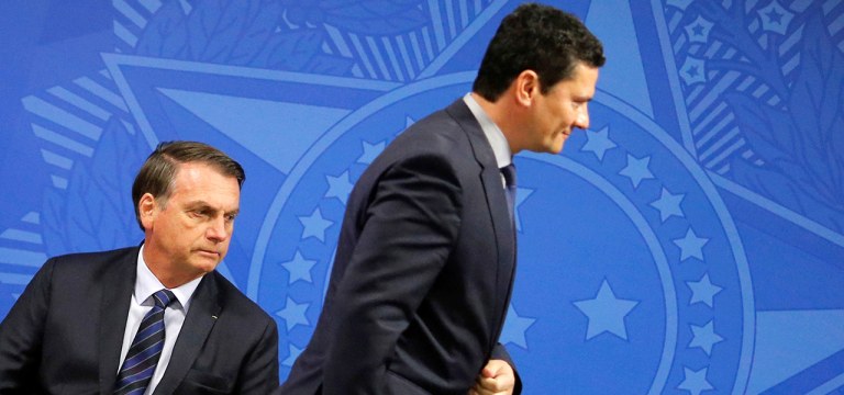 Jair Bolsonaro e Sergio Moro