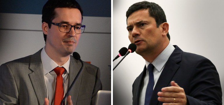 Deltan Dallagnol e Segio Moro
