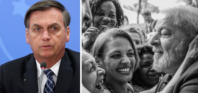 Jair Bolsonaro e Lula