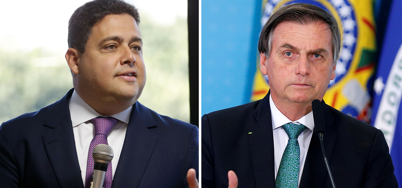 Felipe Santa Cruz e Jair Bolsonaro