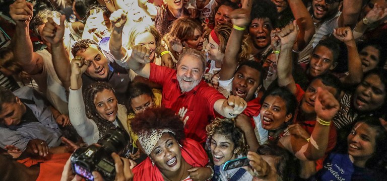 Ex-presidente Lula durante visita ao Museu Cais do Sertão, em Recife.