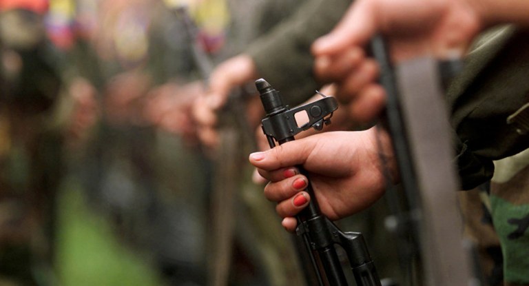 Soldados das Forças Armadas Revolucionárias da Colômbia (FARC).