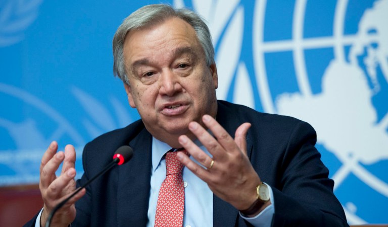 António Guterrez, Secretário-geral da ONU  