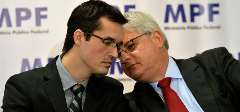 Deltan Dallagnol e Rodrigo Janot