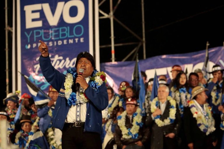 Presidente da Bolívia, Evo Morales