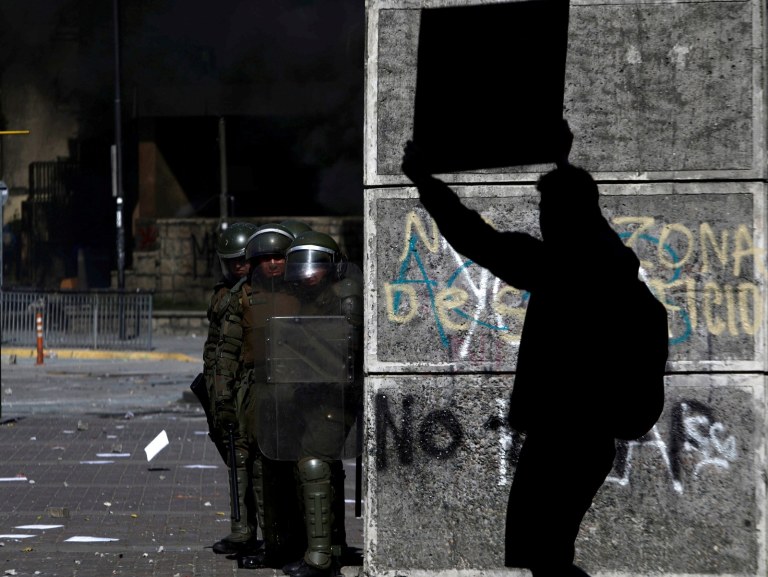 Protesto no Chile