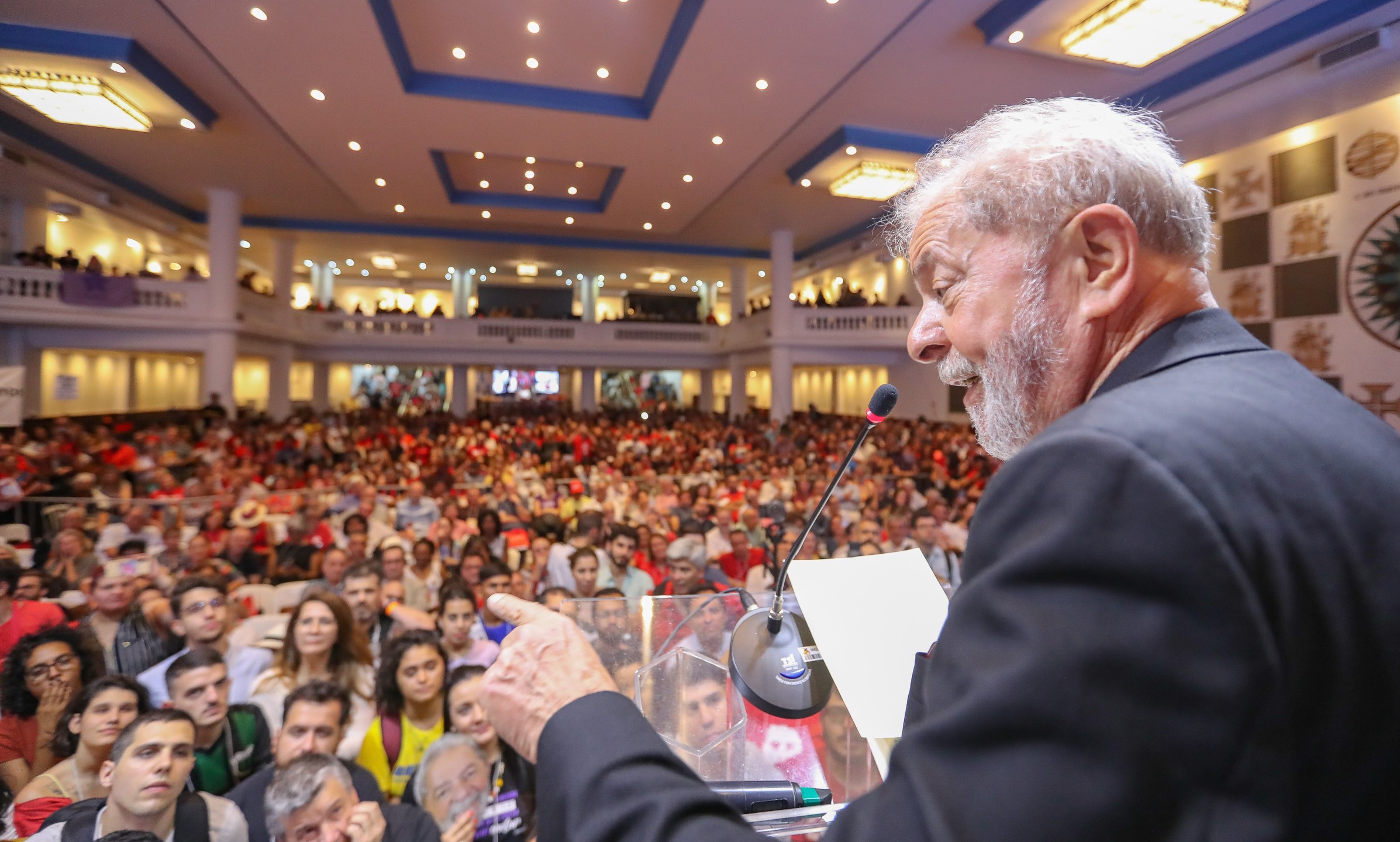 Lula no Congresso Nacional do PT