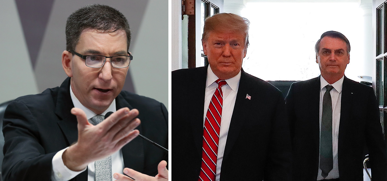 Glenn Greenwald critica submissão de Bolsonaro a Trump