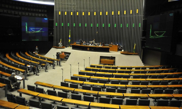 Câmara dos Deputados vazia