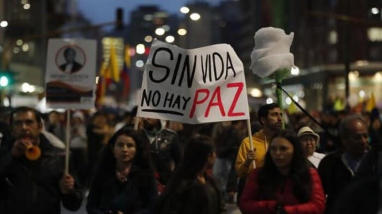 Colômbia luta por direitos humanos
